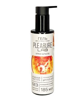 Съедобный лубрикант на водной основе Pleasure Lab с ароматом крем-брюле - 185 мл.