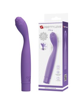 Сиреневый вибростимулятор зоны G Hilary - 18,5 см.