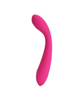 Розовый массажёр с мощной вибрацией Jessica - 15,8 см.