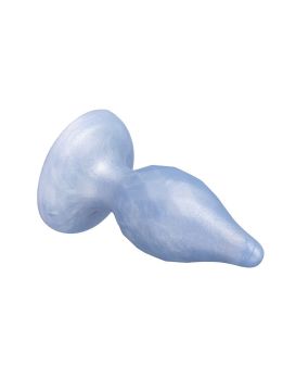 Голубая анальная втулка SILEXD Fantasy Diamond - 9,2 см.