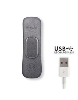 Черный перезаряжаемый вибратор в трусики с управлением через приложение