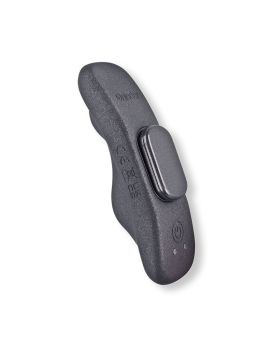 Черный перезаряжаемый вибратор в трусики с управлением через приложение