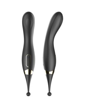 Черный двусторонний вибратор-пульсатор