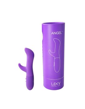 Фиолетовый вибратор Angel - 17,5 см.