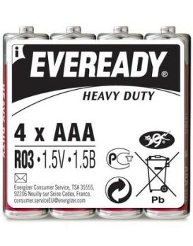 Батарейки EVEREADY R03 типа AAA  - 4 шт.