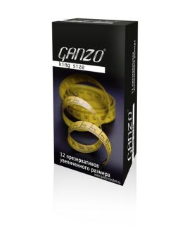 Презервативы увеличенного размера Ganzo King Size - 12 шт.