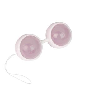 Розовые вагинальные шарики со смещённым центром тяжести