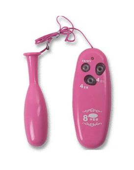 Розовый вибростимулятор с 4 видами пульсации и вибрации