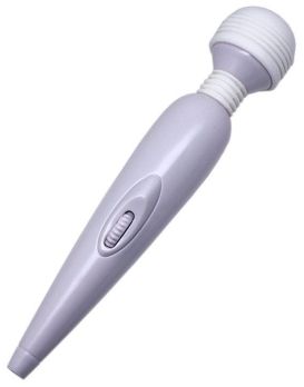 Белый вибромассажёр Mimi Magic Wand - 19,2 см.