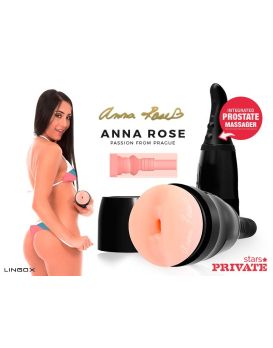 Мастурбатор-анус Private Anna Rose Ass в тубе с хвостиком для массажа простаты
