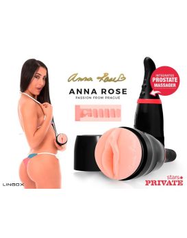 Мастурбатор-вагина Private Anna Rose Vagina в тубе с хвостиком для массажа простаты