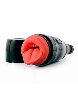 Красный мастурбатор-ротик Triple Masturbator Black Edition