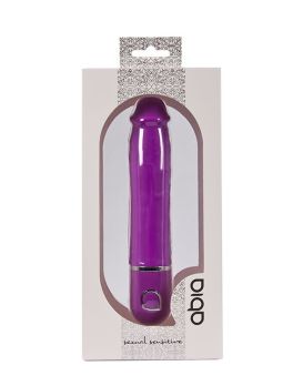 Фиолетовый вибратор-реалистик без мошонки ABIA MORPHEUS - 18 см.