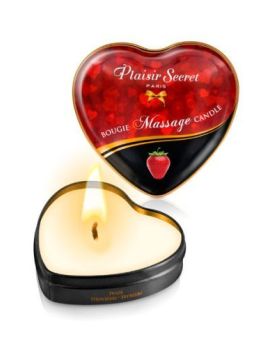 Массажная свеча с ароматом клубники Bougie Massage Candle - 35 мл.