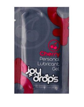 Пробник смазки на водной основе JoyDrops Cherry - 5 мл.