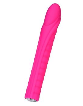 Розовый вибратор Nalone Dixie - 16,7 см.