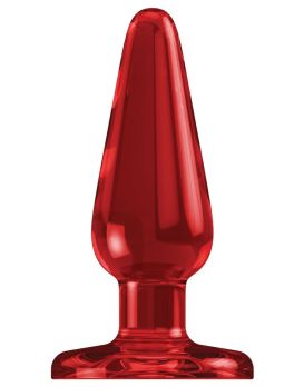 Красная анальная пробка Basic 5 Inch - 12,7 см.