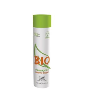 Массажное масло BIO Massage oil cayenne pepper с кайенским перцем - 100 мл.
