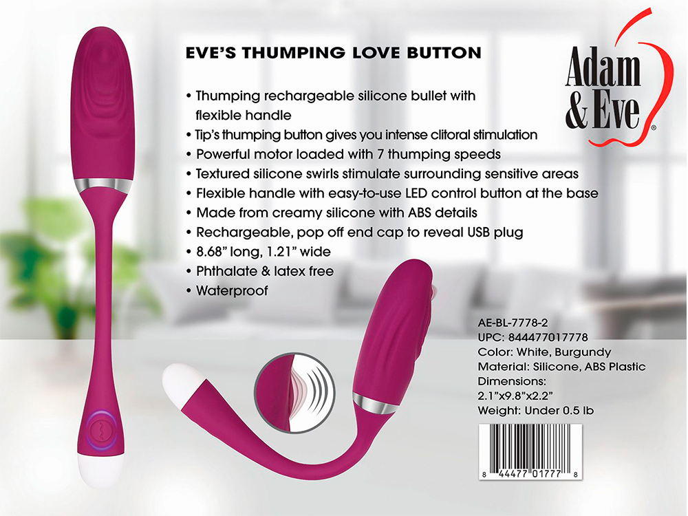 Rechargeable Eve’s thumping love button