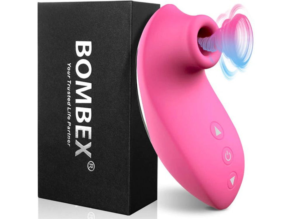 Bombex Clitoral Sucking Vibrator with 10 Frequencies Oral Sex Simulator