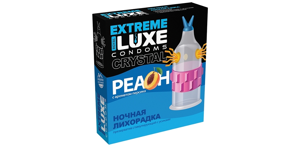Стимулирующий презерватив Luxe Extreme: Ночная лихорадка