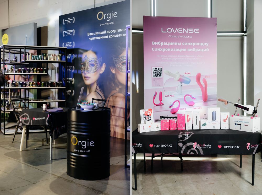 Стенды ORGIE и Lovense