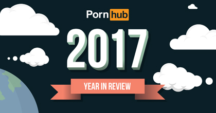 PornHub опубликовал обзор 2017 года