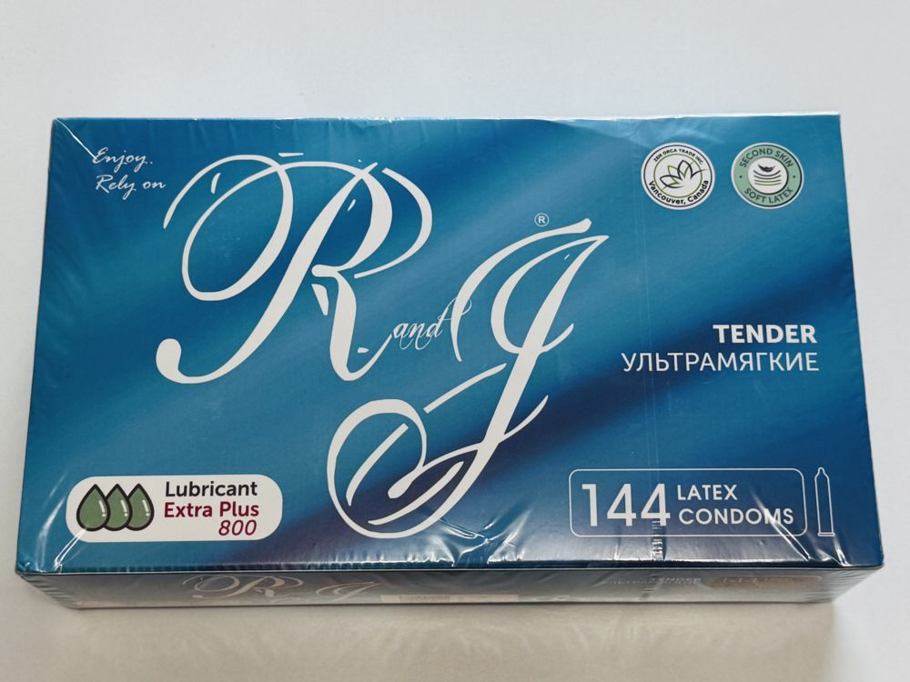 Ультрамягкие презервативы R and J классические тонкие с обильной смазкой