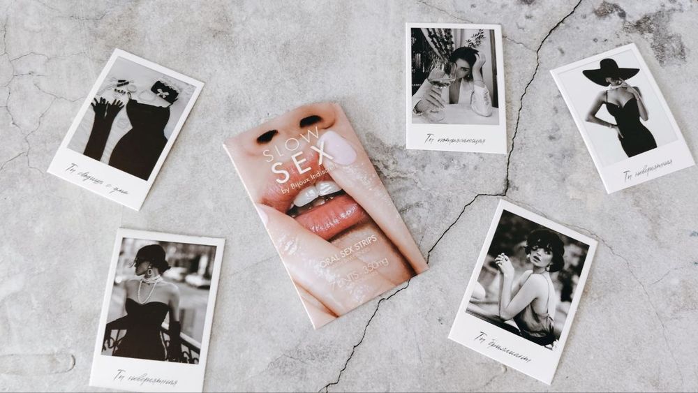 Полоски для орального секса Slow Sex Oral Sex Strips от Bijoux Indiscrets