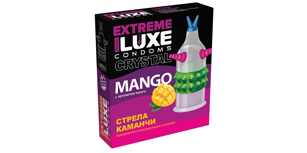 Стимулирующий презерватив Luxe Extreme: Стрела каманчи