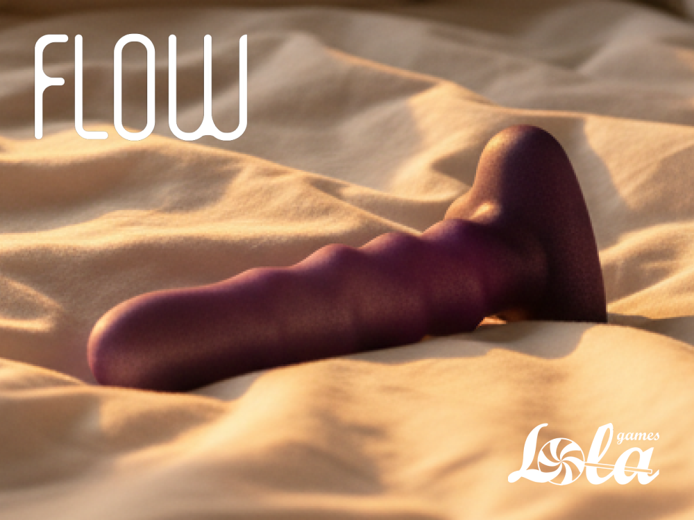 Нереалистичный дилдо Flow Unicorn от Lola Games