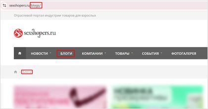 Блоги на Sexshopers