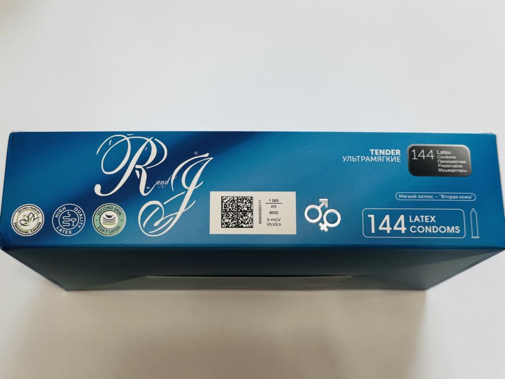 Ультрамягкие презервативы R and J классические тонкие с обильной смазкой