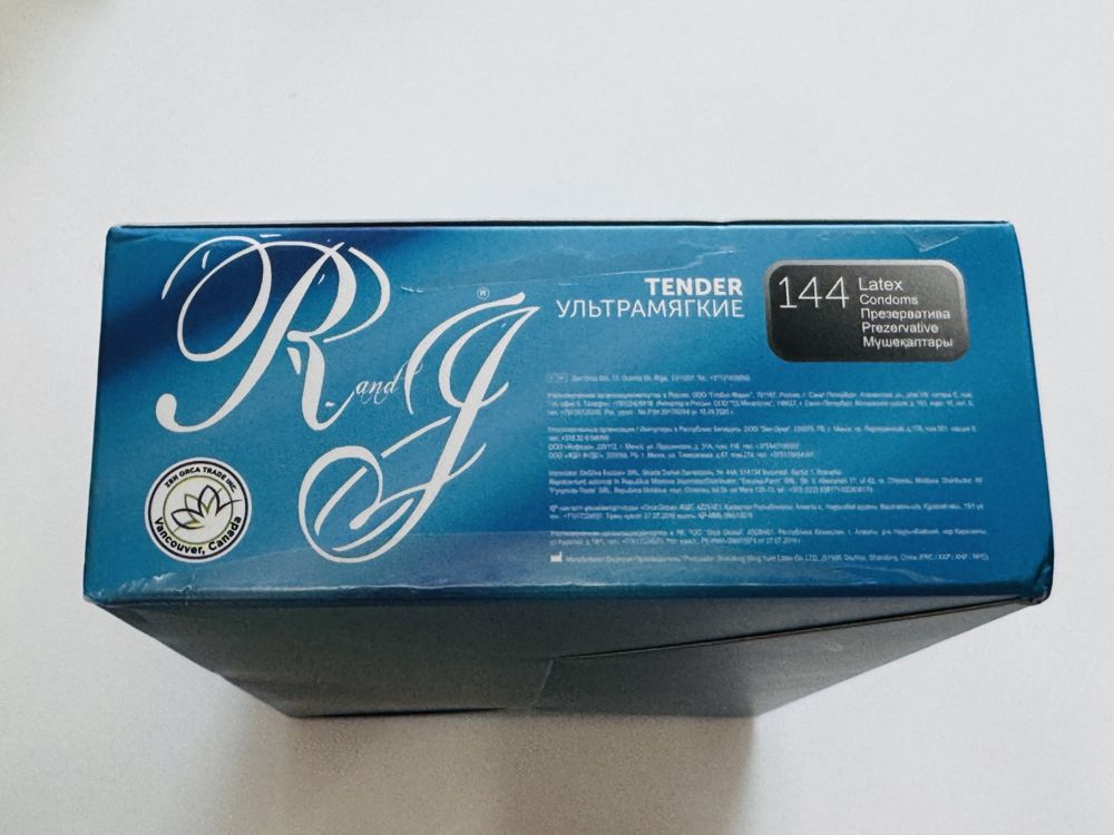 Ультрамягкие презервативы R and J классические тонкие с обильной смазкой