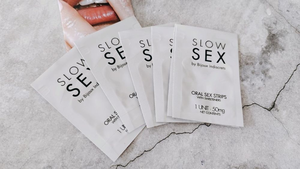 Полоски для орального секса Slow Sex Oral Sex Strips от Bijoux Indiscrets