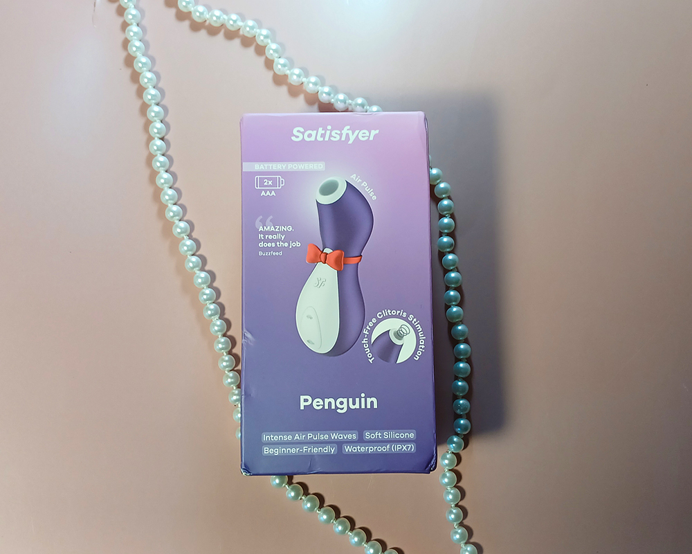 Вакуумный стимулятор Satisfyer Penguin Battery Powered