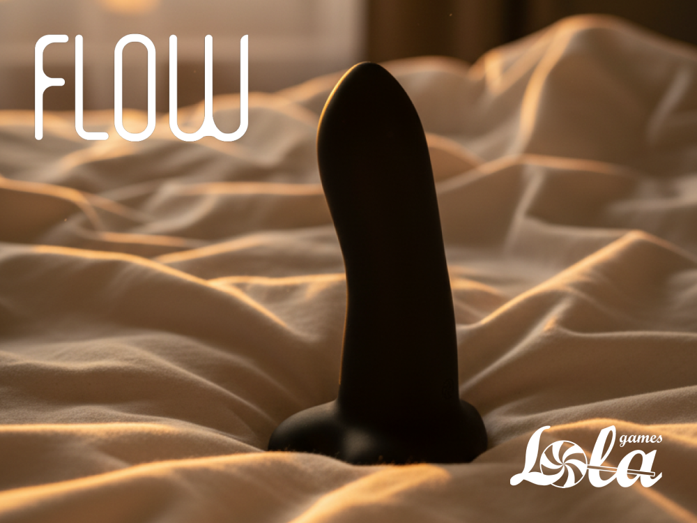 Нереалистичный дилдо Flow Emotional Plus от Lola Games
